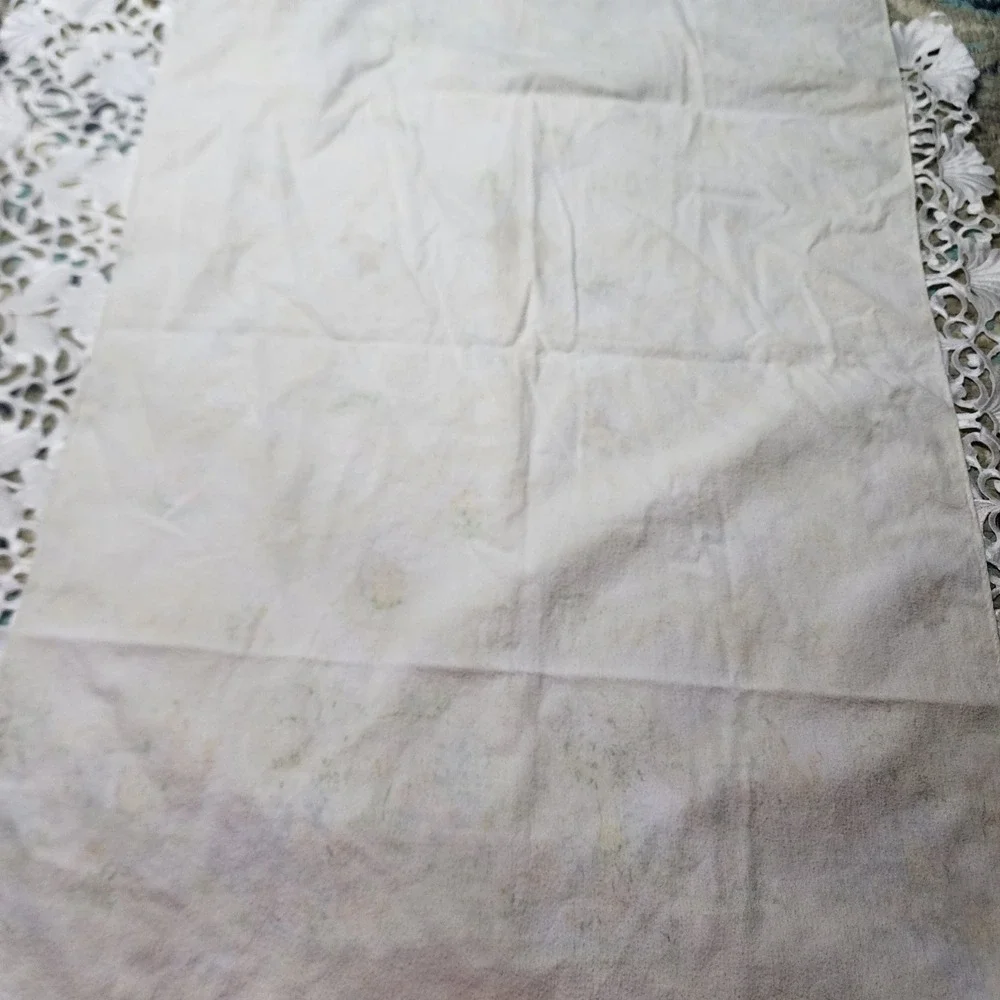 Vintage Dundae Receiving Blanket Pastel‎ Bunny Duck Kitten Bear Flannel Nursery